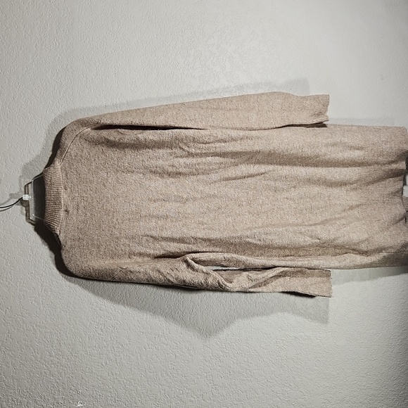 H&M Long Cardigan Sweater Size XS Tan - Picture 3 of 7